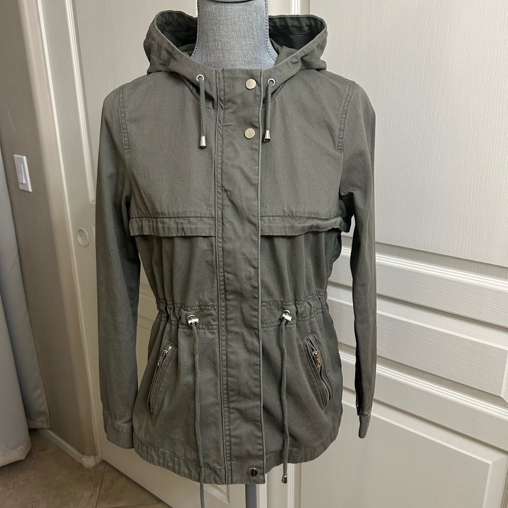 H&M Women's Olive Utility Jacket